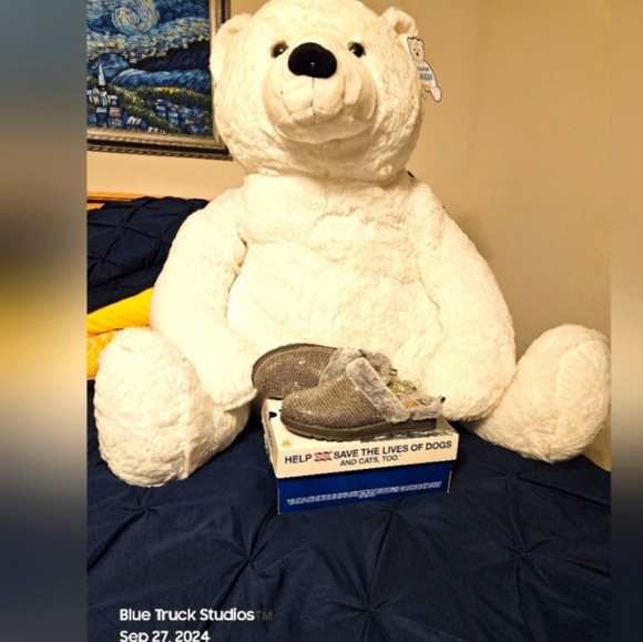 Bobs from Skechers Dream Ninja Slippers  Charcoal Size 9 Sparkles Nwt - Picture 13 of 13